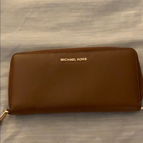 Michael Kors Handbags - michael kors zip around wallet